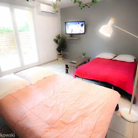 Piscine, Jardin, Parking, 5 Lit, 1500m Cite,wifi *